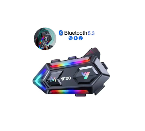 Çift Telefon Destekli Motosiklet Kask Bluetooth Kulaklık