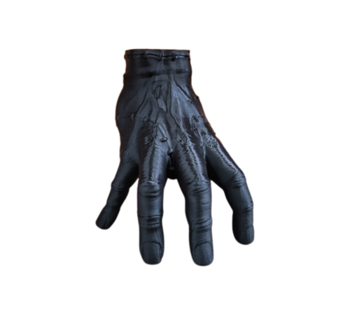 3D Dekoratif Siyah El Obje 27x22 cm Sanatsal ve Şık Aksesuar