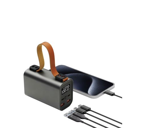 50000 mAh Güçlü Powerbank Dijital Göstergeli Çoklu USB Çıkışlı