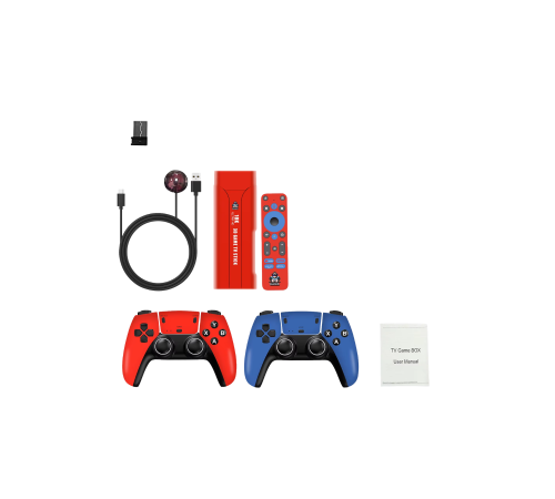 Android Game Stick 10K HD 64GB Çift Kollu TV Oyun Konsolu