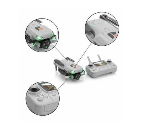 HD Kameralı Drone Ekranlı Kumanda Güvenli ve Dengeli Uçuş