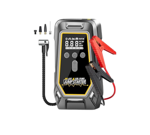 Lastik Şişirme Powerbank Özellikli Taşınabilir Cihaz