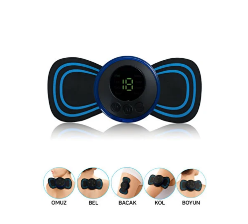 EMS Kas Masaj Aleti LCD Ekranlı Çok Modlu Kompakt Tasarım