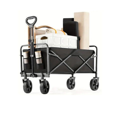 Katlanır Kamp ve Plaj Arabası Büyük Kapasiteli Taşıma Vagonu