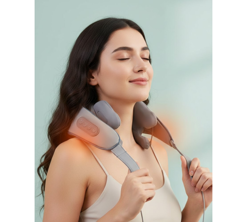 Kablosuz Boyun ve Omuz Masaj Aleti | Isıtmalı ve Yoğurmalı
