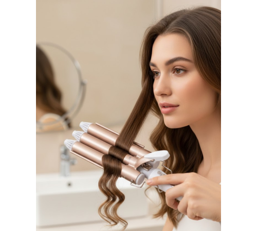 Ayarlanabilir Isılı Bukle Saç Maşası