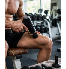 Profesyonel Masaj Tabancası Sporcu Masaj Aleti 4 Başlıklı Şarjlı Titreşimli