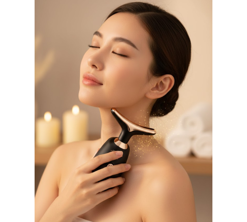 Yüz Ve Boyun Kırşıklık Giderici Ems Güzellik Cihazı Yüz Masaj Aleti