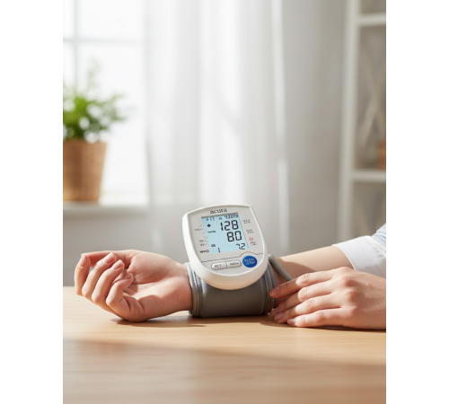 Dijital Bilek Tansiyon Aleti Çift Güç Kaynaklı HD Ekranlı