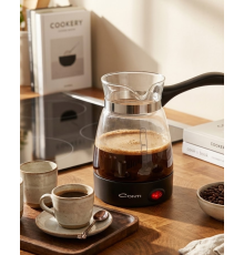 Cam Kahve Makinesi 650W 0.5 Litre 5 Fincan Kapasiteli Elektrikli Türk Kahvesi Makinesi