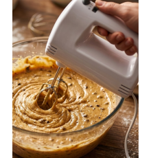 El Mikseri 250W 5 Kademe Hız Ayarlı Paslanmaz Çelik Çırpıcılı Mikser