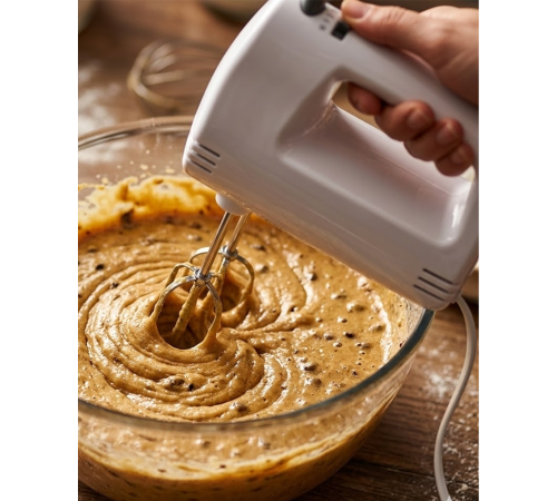 El Mikseri 250W 5 Kademe Hız Ayarlı Paslanmaz Çelik Çırpıcılı Mikser