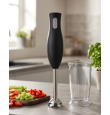 El Blenderı Paslanmaz Çelik Metal Ayaklı Ergonomik Tasarımlı Mutfak Blender