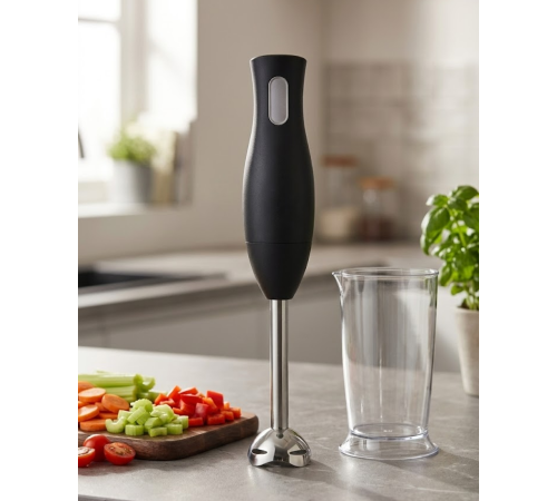 El Blenderı Paslanmaz Çelik Metal Ayaklı Ergonomik Tasarımlı Mutfak Blender