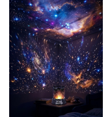 Yıldız Projeksiyon Gece Lambası Renkli Galaksi Işık Projektörü