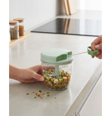 İpli Manuel Sebze Doğrayıcı 5 Bıçaklı Pratik Mutfak Rondosu