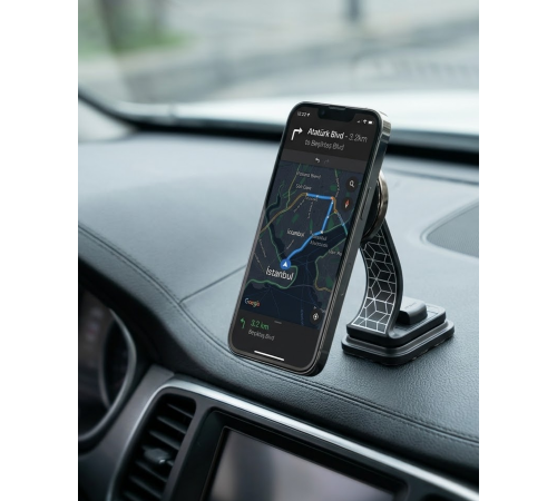 Katlanabilir Manyetik Araç Telefon Tutucu 360 Derece Döner Stand