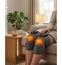 Isıtmalı Titreşimli Dizlik Masaj Cihazı Diz Omuz Dirsek Uyumlu 2 Adet Set