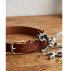 Kemer Delme Aparatı 2li Set Deri Kemer Çanta Ayakkabı Delme Pensesi