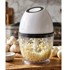 Kablosuz Mini Doğrayıcı 450 ML Şarjlı Sebze Doğrayıcı Paslanmaz Çelik Bıçaklı