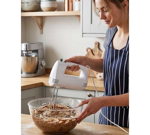 Elektrikli El Mikseri 250W 5 Hız Kademeli Hamur ve Kek Mikseri