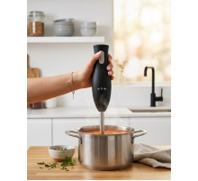 Paslanmaz Çelik Blender Ayağına Sahip Ergonomik El Blenderı