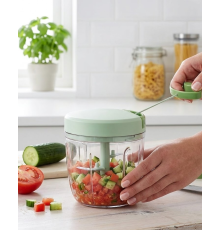 Çek Bırak Mekanizmalı Manuel Doğrayıcı Sebze ve Soğan Rondosu