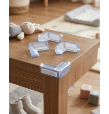 Masa Köşe Koruyucu 4 Lü Set Bebek Çocuk Güvenlik Köşe Aparatı