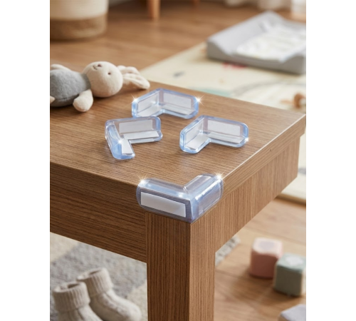 Masa Köşe Koruyucu 4 Lü Set Bebek Çocuk Güvenlik Köşe Aparatı