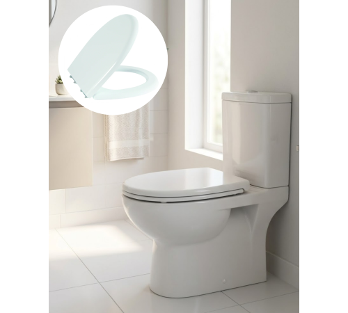 Standart Klozet Kapağı Universal Uyumlu Kolay Temizlik Kaydırmaz Taban Tasarım