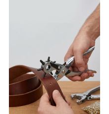 2li Kemer Delme Aparatı Deri Delik Açma Pensesi Çok Amaçlı Kullanım