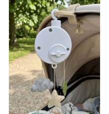 Müzikli Bebek Uyutucu Çekmeli Mekanik Müzik Kutusu Asılabilir Tasarım