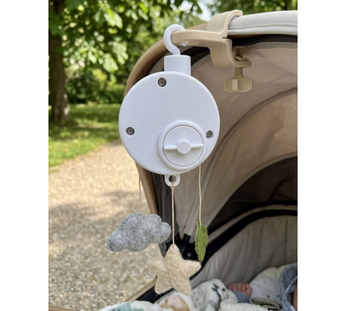 Müzikli Bebek Uyutucu Çekmeli Mekanik Müzik Kutusu Asılabilir Tasarım