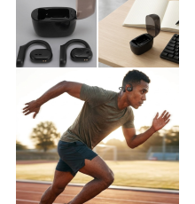 TWS Kablosuz Kulaklık Dokunmatik Kontrol Uzun Pil Ömrü Şarj Kutulu