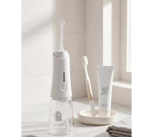 Şarjlı Ağız Duşu 4 Modlu 5 Başlıklı Derinlemesine Temizlik Cihazı