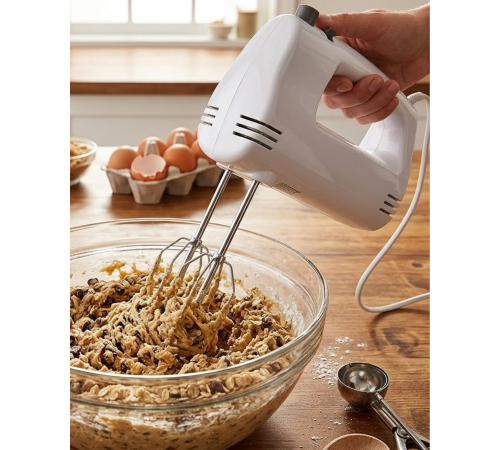 Mutfak El Mikseri 250W Paslanmaz Çelik Çift Çırpıcılı Mikser