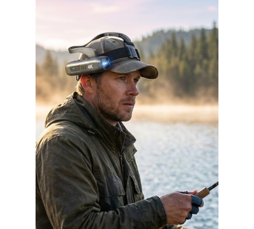 Giyilebilir 4K Video Kamera EIS 2.0 Sabitleme 120° Lens Vlog Kayıt