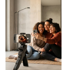 Mini Telefon Tripodu Ayarlanabilir Telefon Standı Vlog ve Fotoğraf Çekim Aparatı