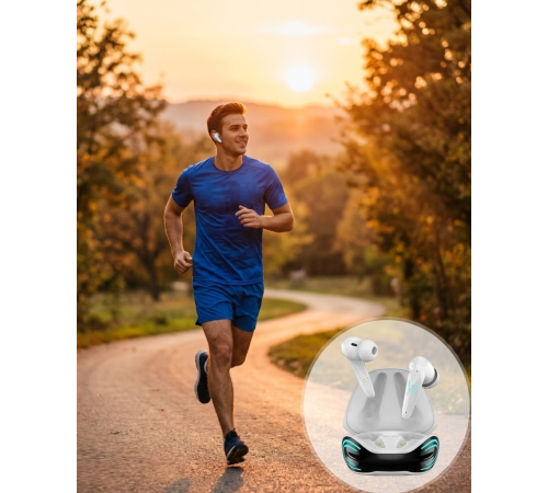 Bluetooth 5.1  Kulaklığı   Kulaklık iPhone 13 iPhone 15 Samsung S21  Note 12 Uyumlu