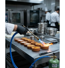 Hortumlu LPG Pürmüz Alev Tabancası Ayarlanabilir Alev Gücü Mangal Kamp ve Lehimleme Kullanımı