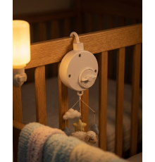 Pil Gerektirmeyen Bebek Uyutucu Müzik Kutusu Pratik Asılabilir Model