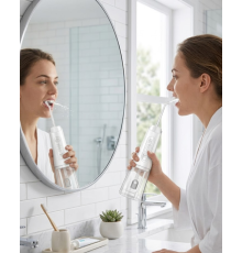 Kablosuz Ağız Duşu IPX7 Su Geçirmez 320 ml Hazneli Güçlü Su Basınçlı