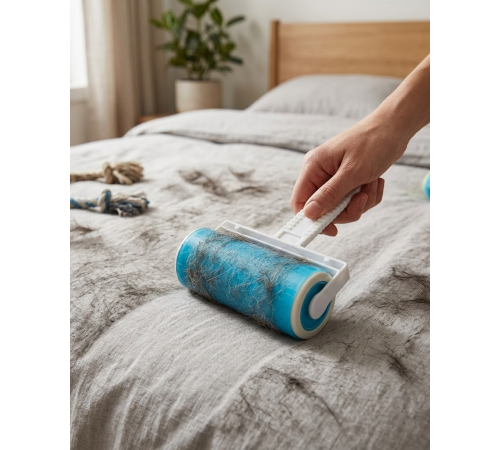 Evcil Hayvan Tüy Toplama Rulosu Kıyafet Koltuk Halı Temizleme Yıkanabilir Roller