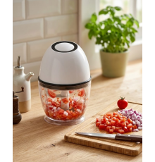 Mini Elektrikli Doğrayıcı 450 ML Şarjlı Sebze Doğrama Makinesi