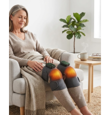 Şarjlı Isıtmalı Diz Omuz Masaj Bandı Titreşimli Eklem Masaj Cihazı 2li Paket