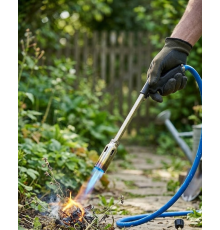 Profesyonel Gazlı Pürmüz Alev Tabancası Hortumlu LPG Yakıcı Ateş Başlatma ve Tamir Aleti