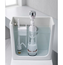 Vitrifiye Rezervuar İç Takımı Basmalı Mekanizma Alt Girişli Sessiz Dolum Sistemi