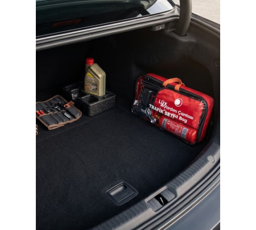 Araç İçi Güvenlik Trafik Seti Tam Donanımlı Acil Müdahale Paketi