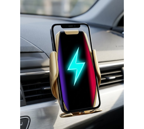 Araç Havalandırma Telefon Tutucu Kablosuz Şarj Destekli Akıllı Sensörlü