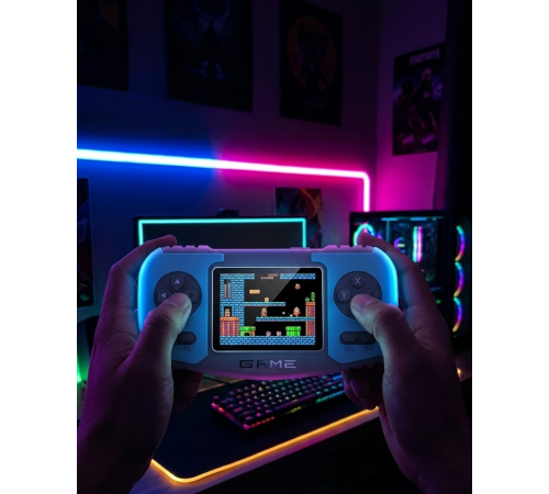 Retro El Konsolu Dahili Klasik Oyunlar AV TV Bağlantılı Şarjlı Oyun Cihazı